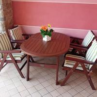 Tavolo allungabile legno con sedue