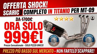 scarico completo in titanio mt 09 NUOVO!