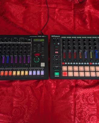 Roland tr8s   + Roland MC 707 
