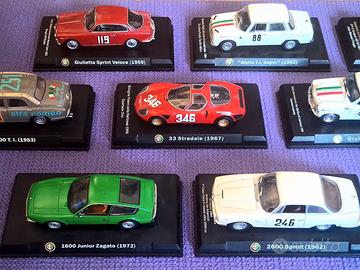 Modellini Alfa romeo collezione 55 pezzi 1:43