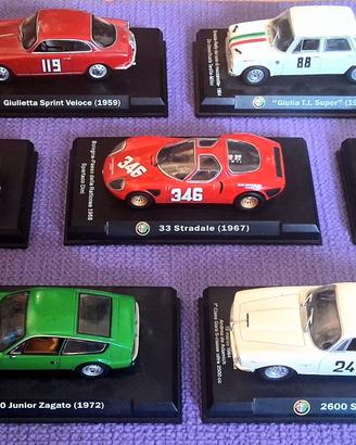 Modellini Alfa romeo collezione 55 pezzi 1:43