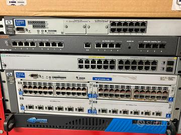 Verio materiale, firewall, server, switch, nas