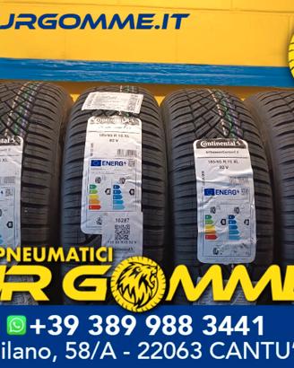 2 Gomme al NUOVO% 185/65/15 CONTINENTAL 4 Stagioni