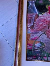 Puzzle quadro con cornice in legno