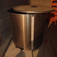 serbatoio inox vino 200 litri 