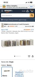 2 Porta libri mensola ikea marroni 118x 17x17