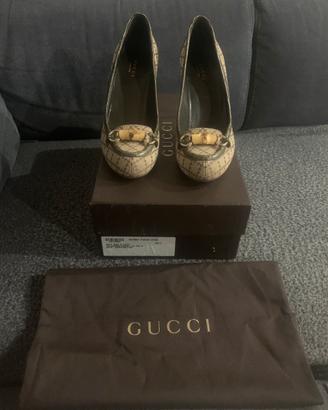 Originali Décolleté Gucci con tacco Tg 38 1/2