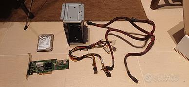 sas controller + harddisk cage