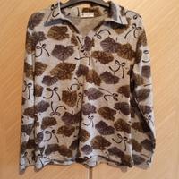 Polo/Maglia 50%cotone fantasia beige-marrone