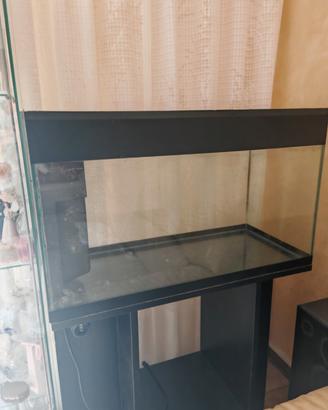 Acquario di 100 lt con base e accessori