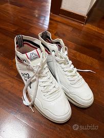 Sneakers Alte Kappa con Calzino – Bianco/Rosso/Ner