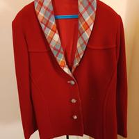 Cappotto 3/4  donna vintage Rosso del 1960