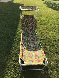 Ombrellone grande + base e lettino