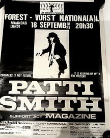 Poster Originale PATTI SMITH & MAGAZINE Concerto