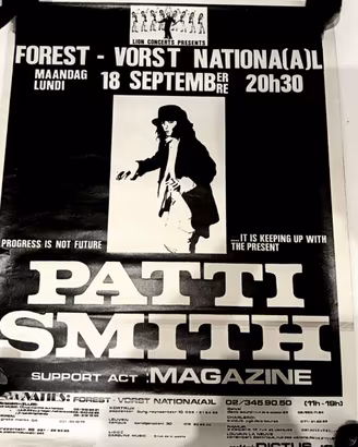 Poster Originale PATTI SMITH & MAGAZINE Concerto
