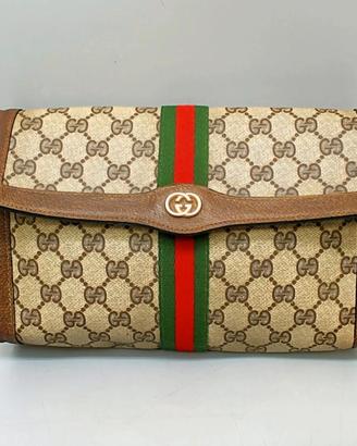 Gucci Pochette Web Stripe GG Supreme

Clutch