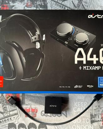 Cuffie gaming astro a40 con mix amp