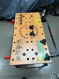 Banco da hobby legno con funzione da pressa