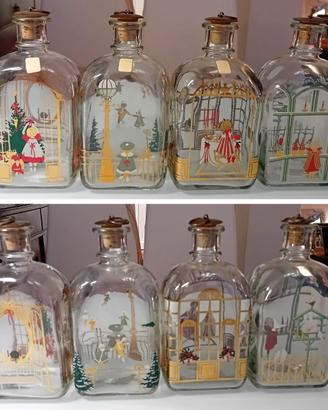 Bottiglie decorate da collezione