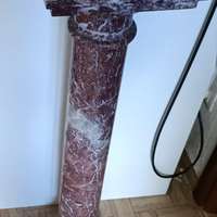 colonna marmo rosso