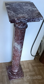 colonna marmo rosso