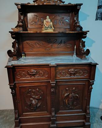Piattaia antica in legno di noce