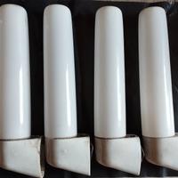 Applique vintage in ceramica e vetro opalino 