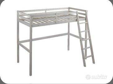 letto soppalco con scrivania 