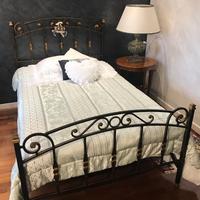 LETTO IN FERRO ANTICHIZZATO