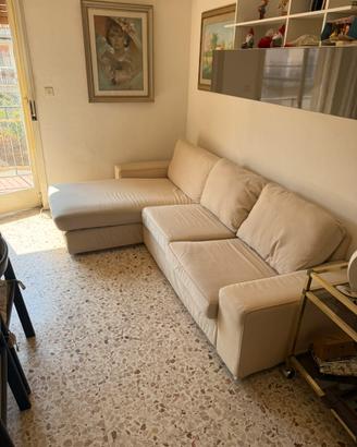 IKEA KIVIK divano 4 posti con chaise longue beige