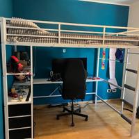 Letto a castello a soppalco