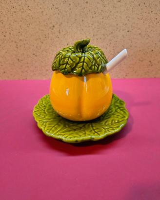 Formaggiera a forma di zucca  smaltata 💯