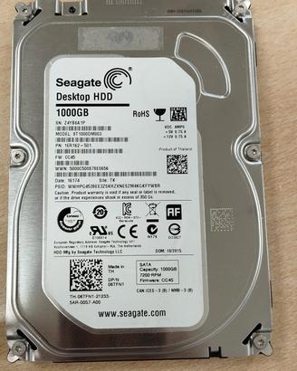 Lotto Hard disk e SSD