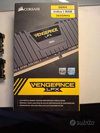 Memoria RAM Corsair vengeance LPX DDR4 (4x8GB)
