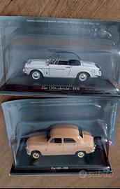 Coppia Modellini Fiat 1400 e 1200 Scala 1:43