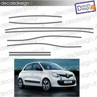 Adesivi replica fasce strisce Renault twingo