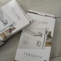 Vellure® Set 4 maniglie per porta in acciaio inox