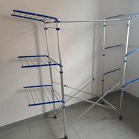 Stendibiancheria in alluminio per capi lunghi