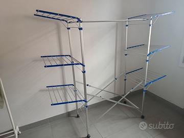 Stendibiancheria in alluminio per capi lunghi
