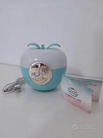 Carillon luminoso con placca in argento