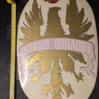 Vetrofania adesiva Bianchi vintage 34 cm