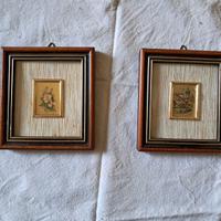 QUADRI SU FOGLIA D’ORO