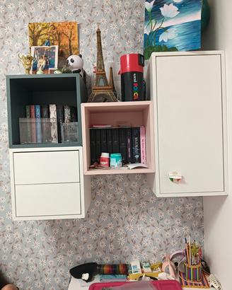 eket Ikea libreria da porte sopre la scrivania