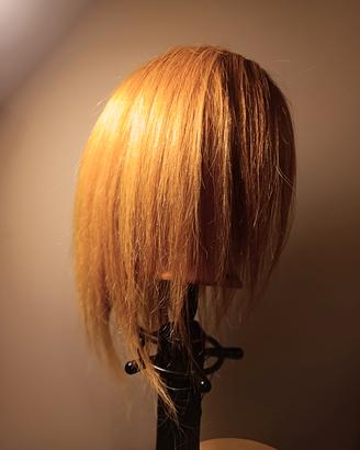 testina capelli veri