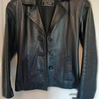 giacca vintage in pelle