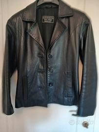 giacca vintage in pelle