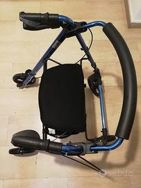 DEAMBULATORE ROLLATOR PIEGHEVOLE 