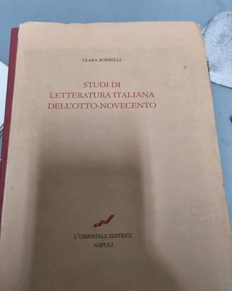 6265-Libro Studi di Letteratura Italiana Dell'otto
