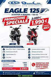 Rosso fuoco 125cc scooter 2026 nuovo
