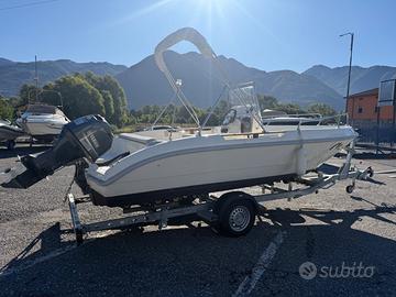 open 6 metri + yamaha nuovo + carrello